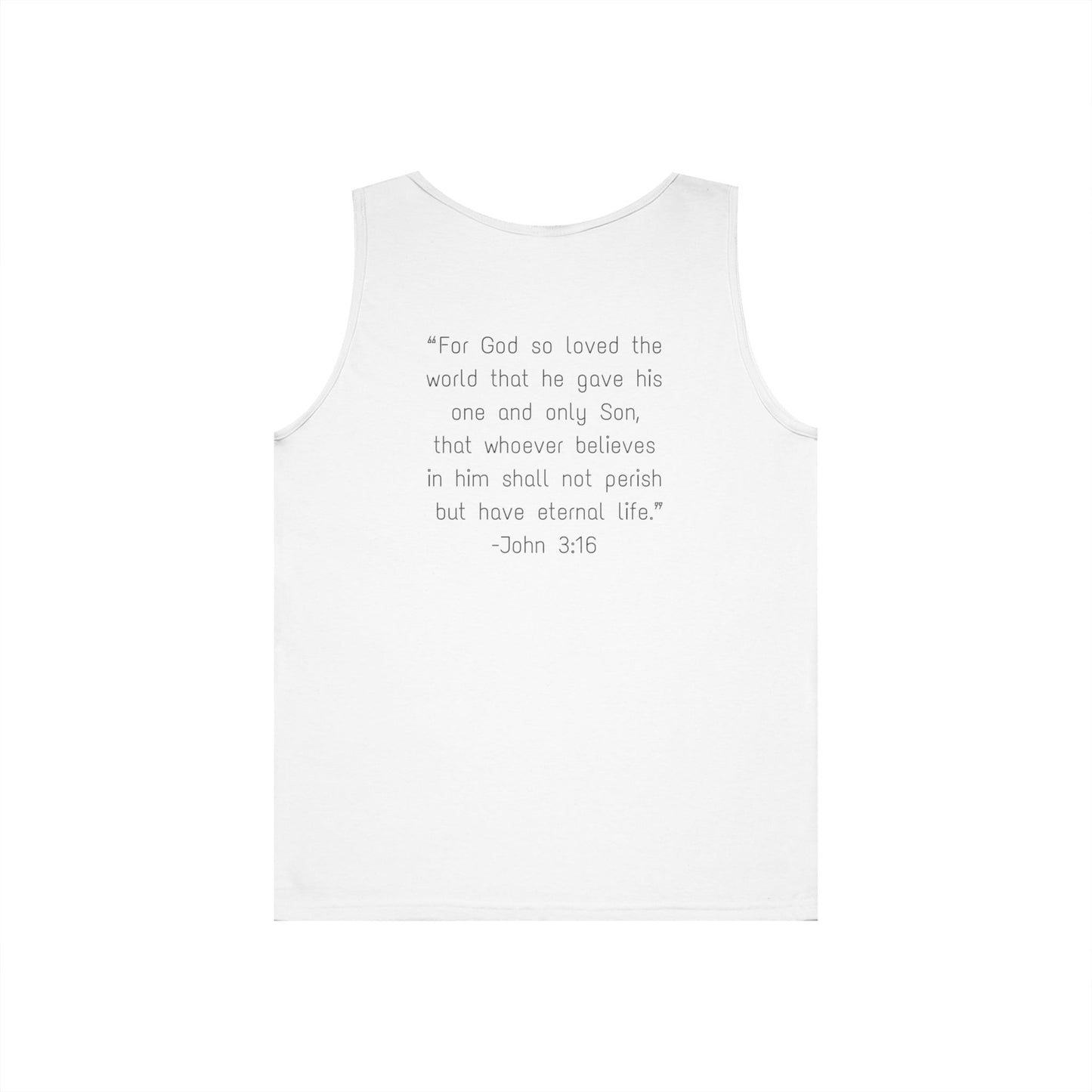 Jesus On the Cross Cotton Tank Top