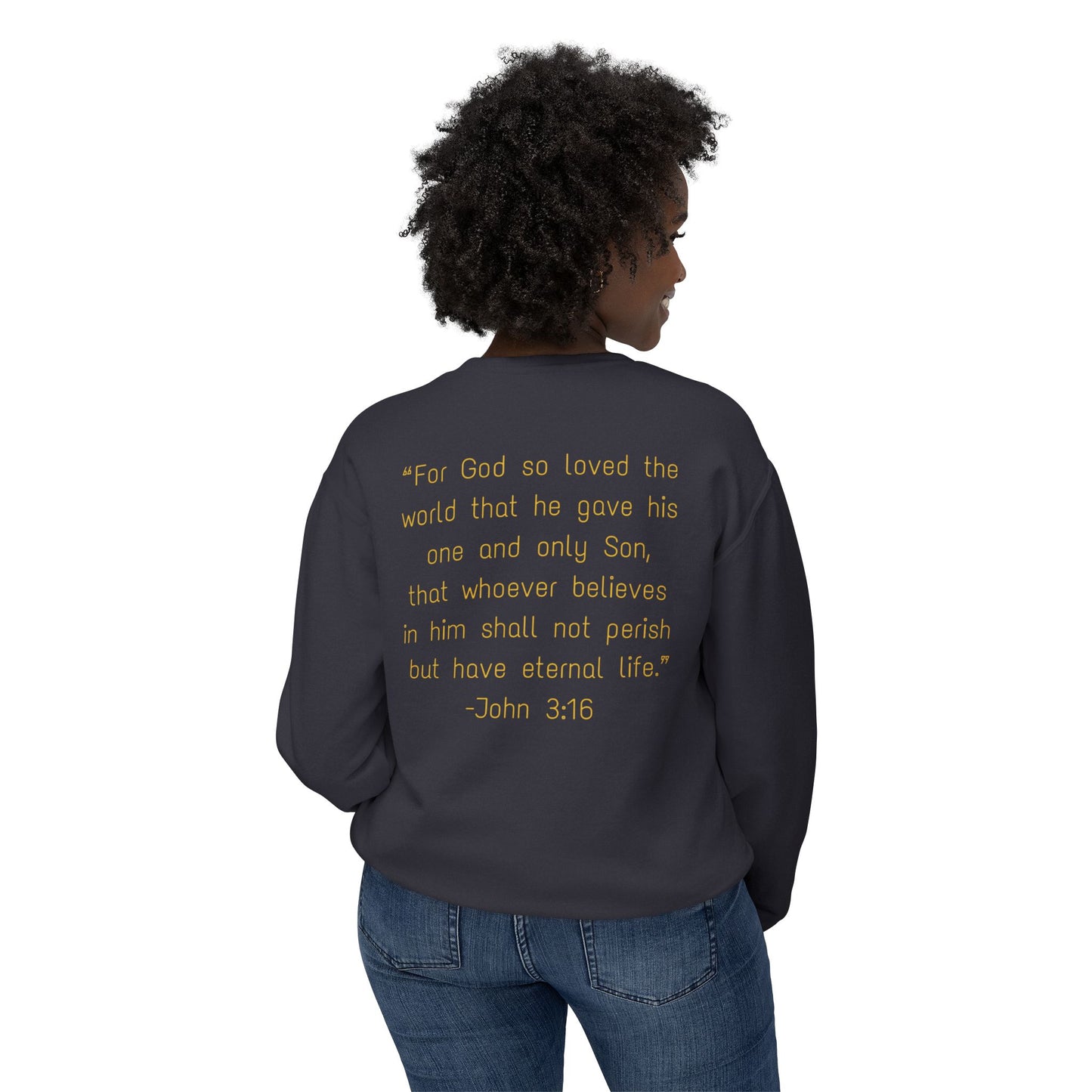 Jesus on the Cross Crewneck Sweatshirt