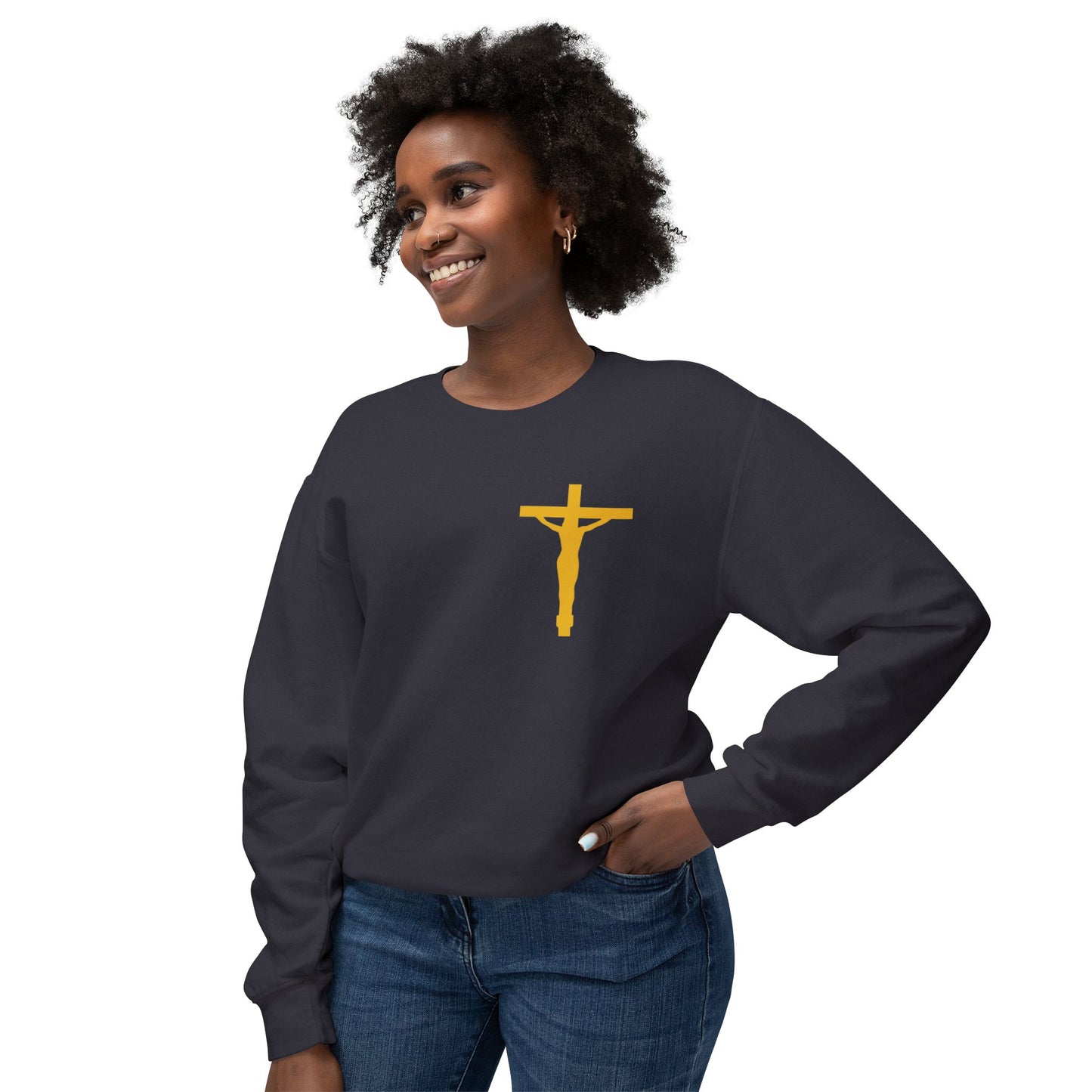 Jesus on the Cross Crewneck Sweatshirt