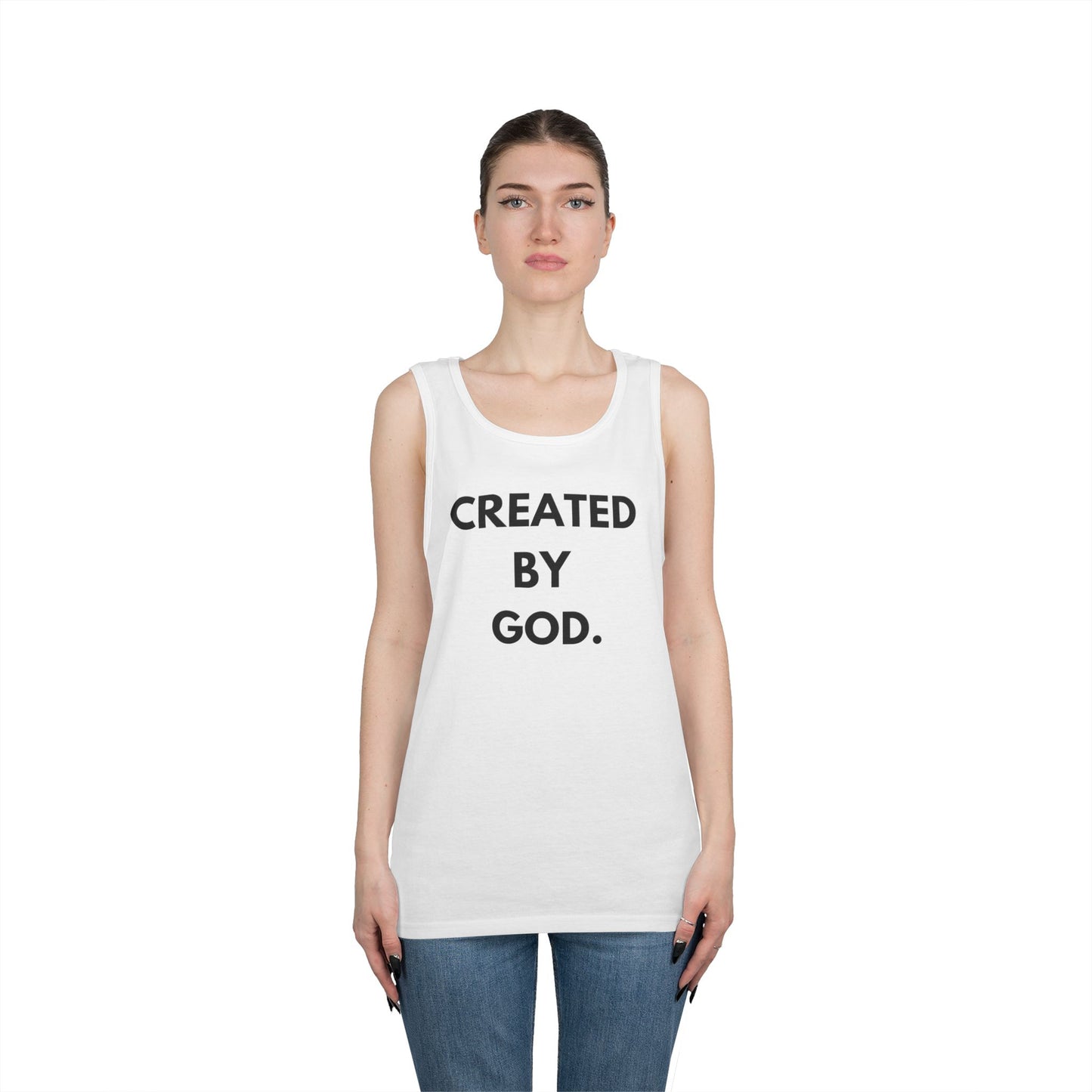 Created By God Cotton Tank Top