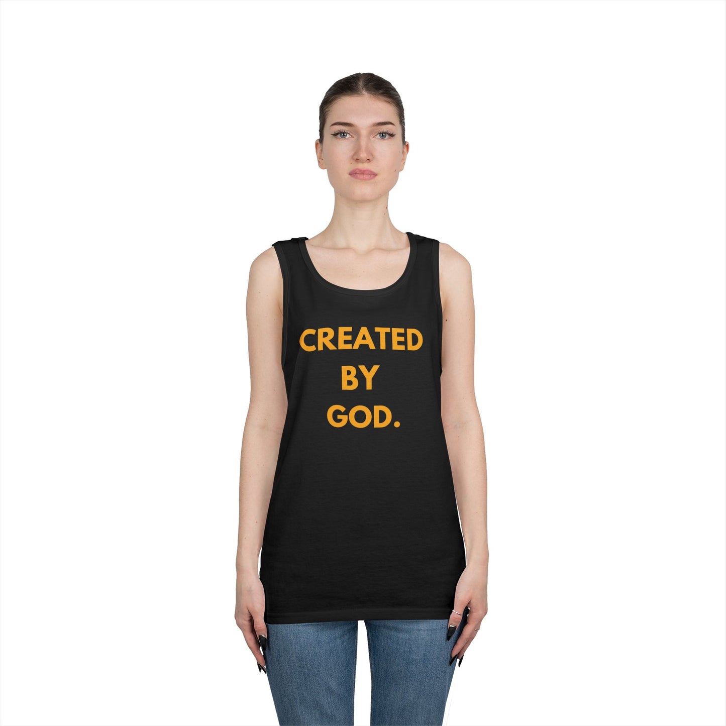 Created By God Cotton Tank Top