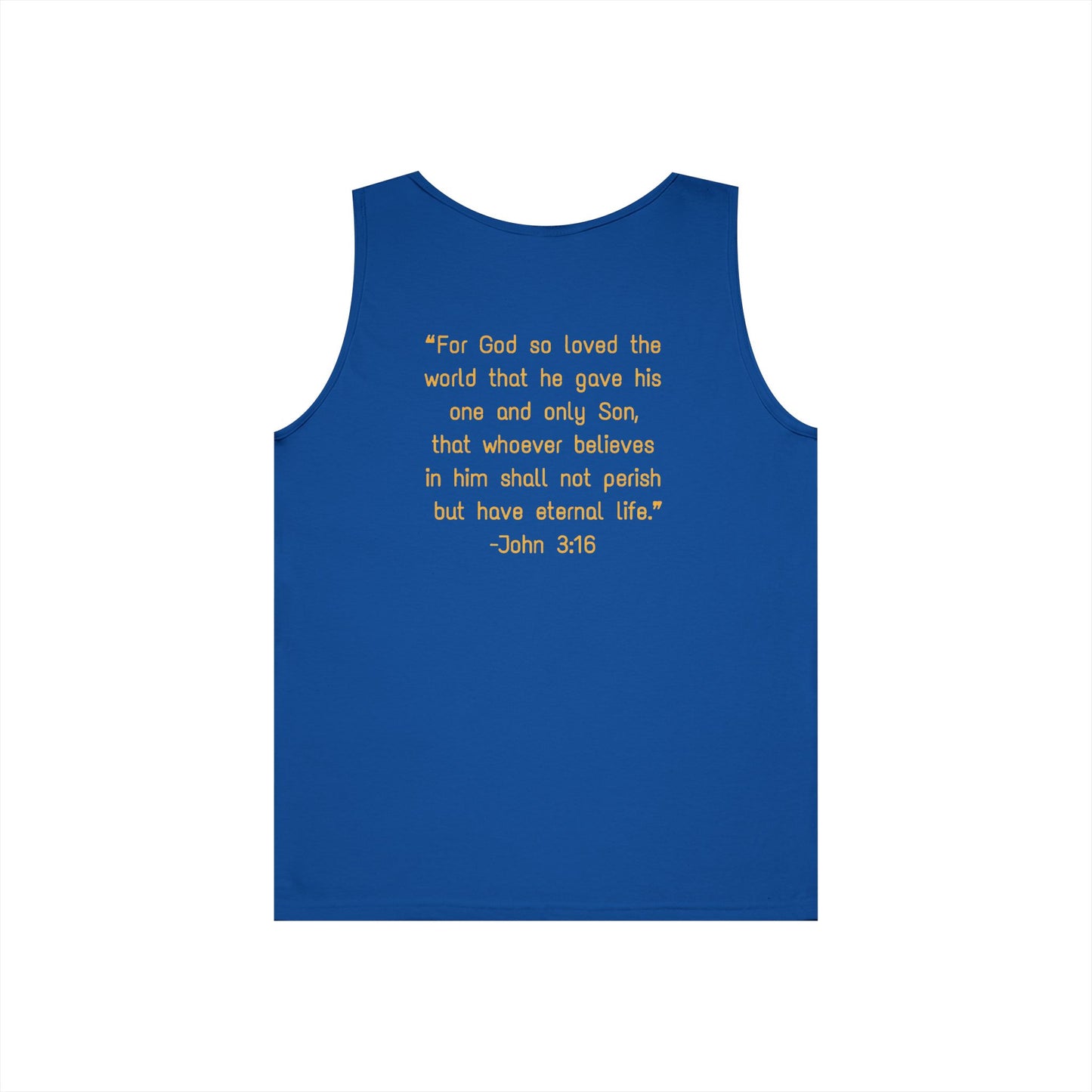 Jesus On the Cross Cotton Tank Top