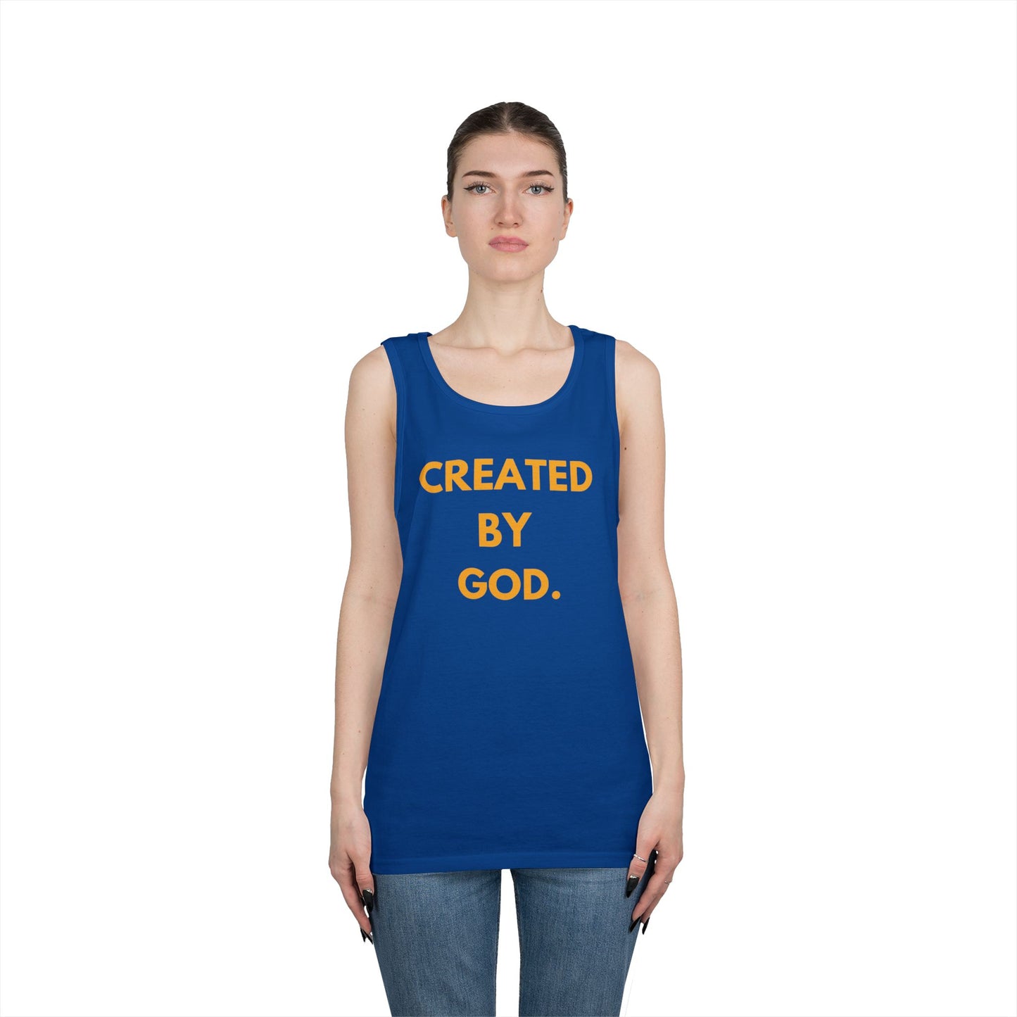Created By God Cotton Tank Top