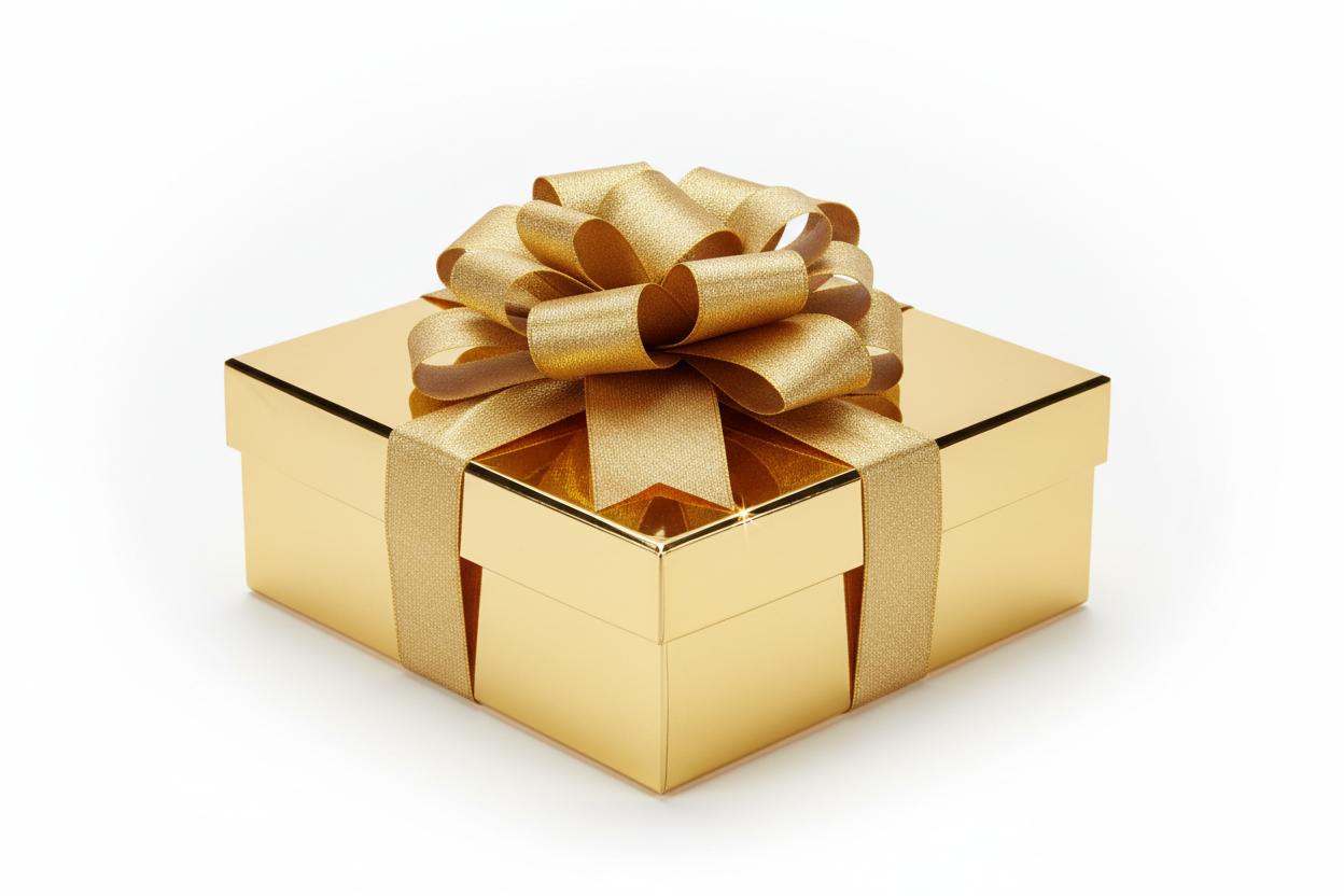 gold gift box